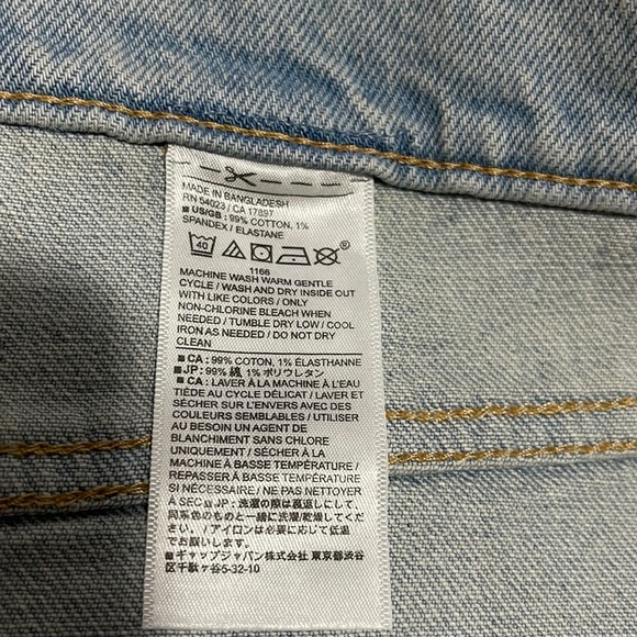 NWT- Banana Republic - 28/6, 31/12 & 34/18. Classic Denim Short Vintage Wash - Picture 7 of 8